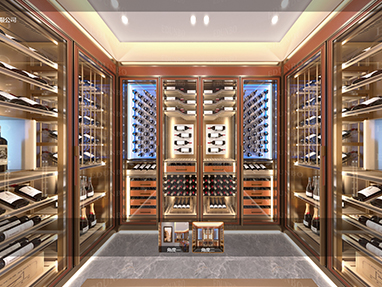 360°現(xiàn)代簡(jiǎn)約風(fēng)格酒窖全景欣賞